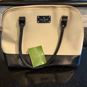Black and White Kate Spade handbag